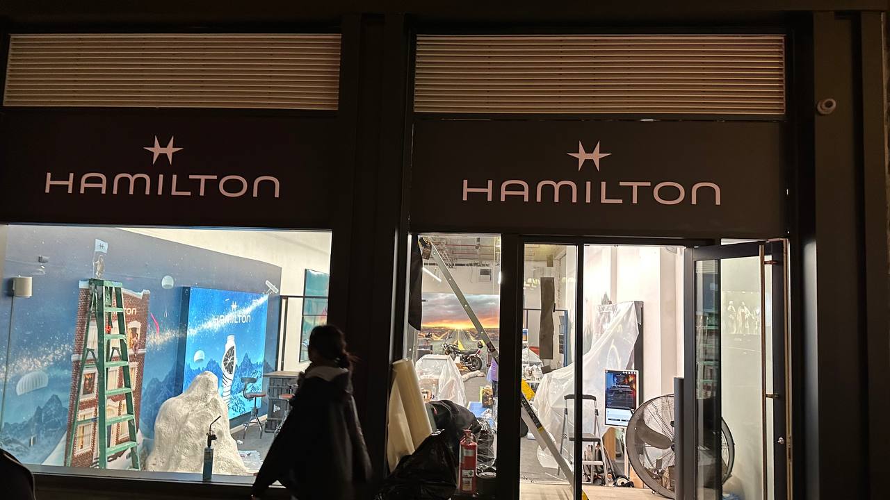 Hamilton window vinyl